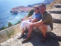 ?adny widok :) rodzice na tle Dubrovnika :))